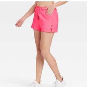Pink Small French Terry Mid-Rise Shorts - JoyLab™